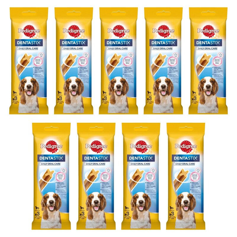 Przysmak dla psa PEDIGREE Dentastix Daily Oral Care Medium 9 x 77 g