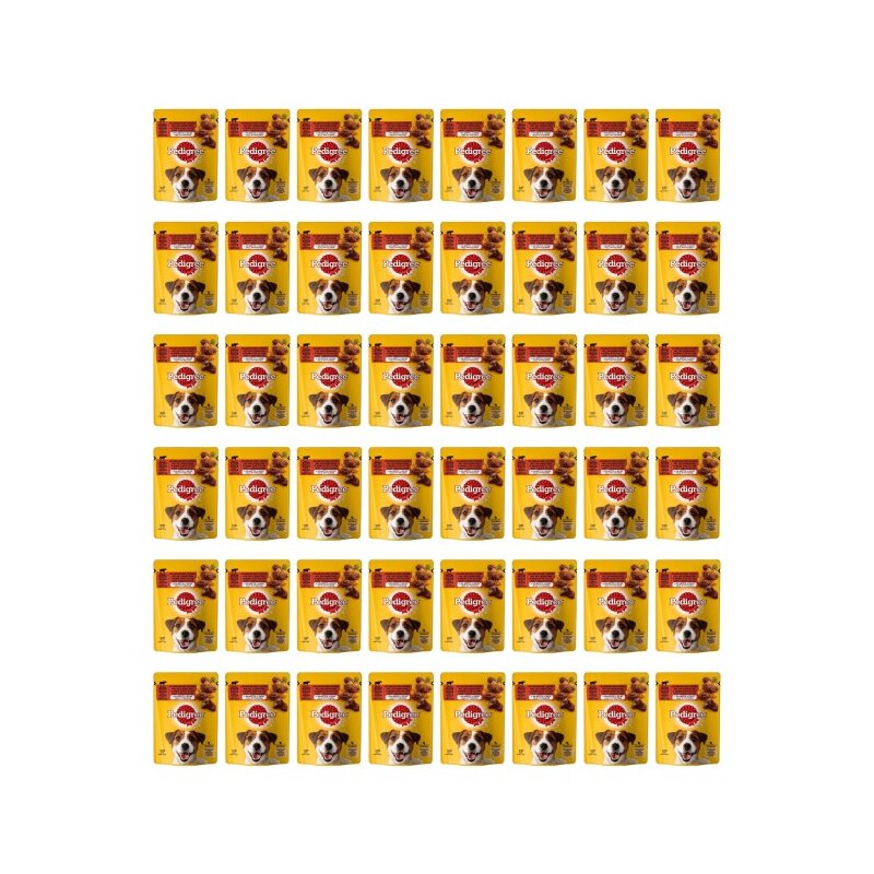 Karma dla psa PEDIGREE z wołowiną w galaretce 48 x 100 g