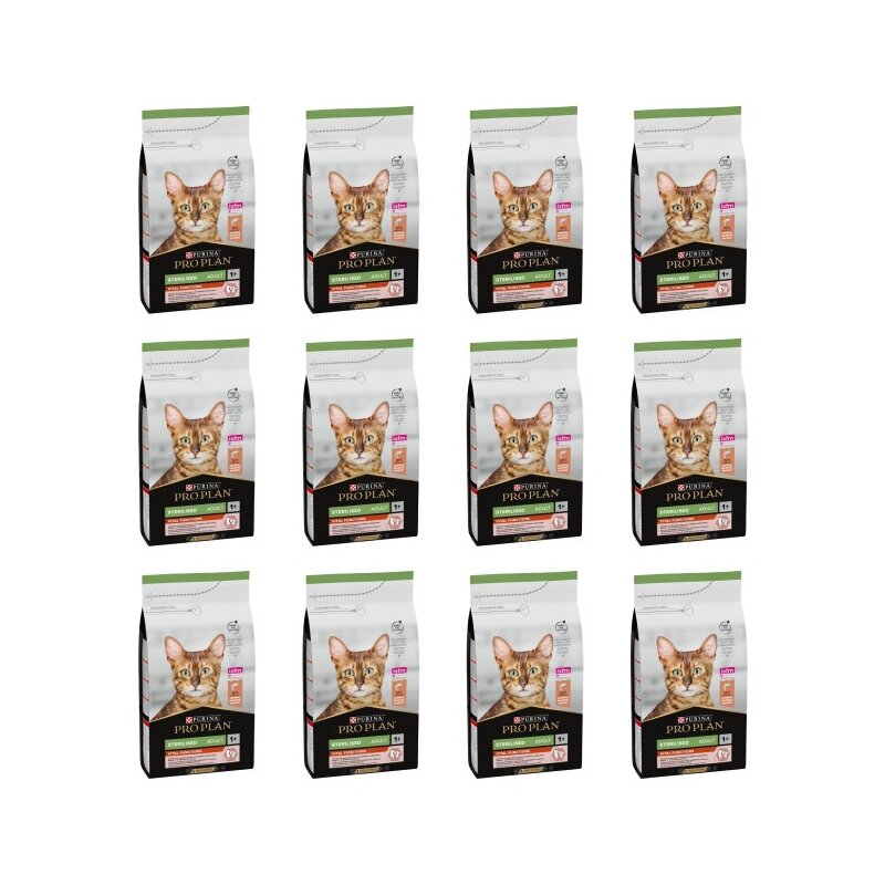 Karma dla kota PURINA Pro Plan Sterilised Vital Function Łosoś 12 x 1.5 kg
