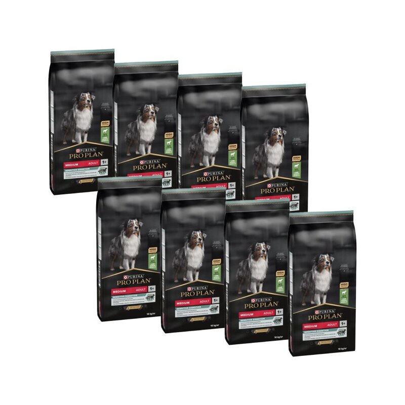 Karma dla psa PURINA Pro Plan Medium Sensitive Digestion Jagnięcina 8 x 3 kg