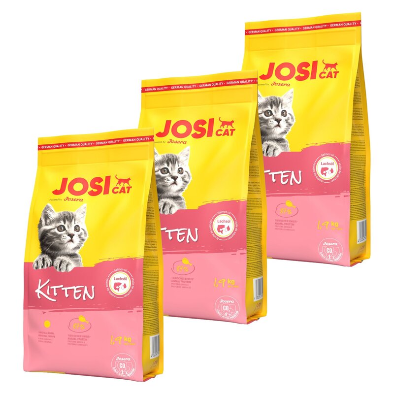 Karma dla kota JOSERA JosiCat Kitten Drób 3 x 1.9 kg