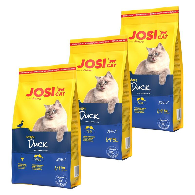 Karma dla kota JOSERA JosiCat Kaczka 3 x 1.9 kg