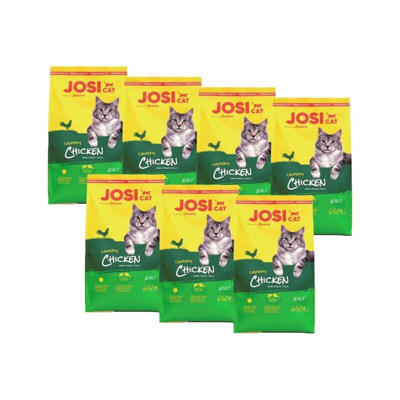 Karma dla kota JOSERA JosiCat Crunchy Chicken Kurczak 7 x 650 g