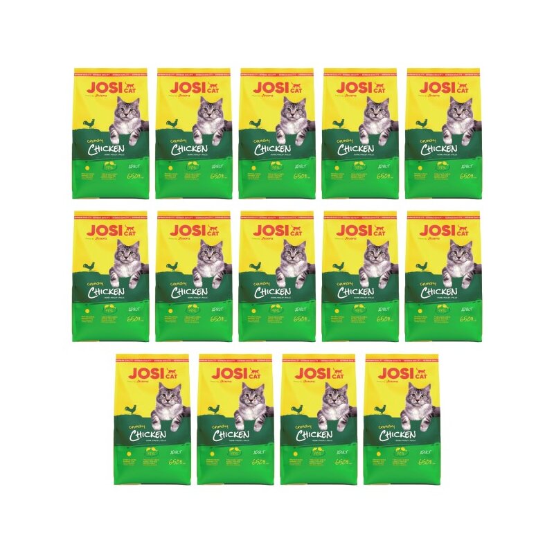 Karma dla kota JOSERA JosiCat Crunchy Chicken Kurczak 14 x 650 g
