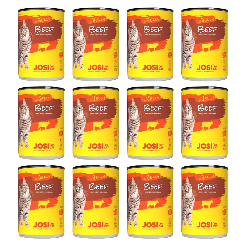 Karma dla kota JOSICAT Wołowina w galaretce 12 x 400 g