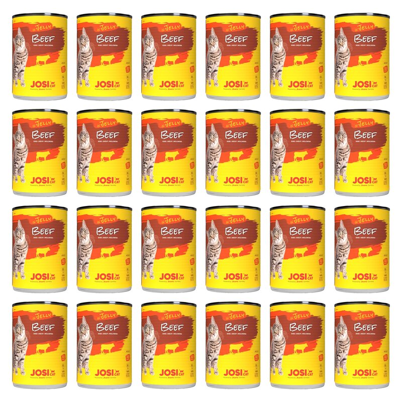 Karma dla kota JOSICAT Wołowina w galaretce 24 x 400 g