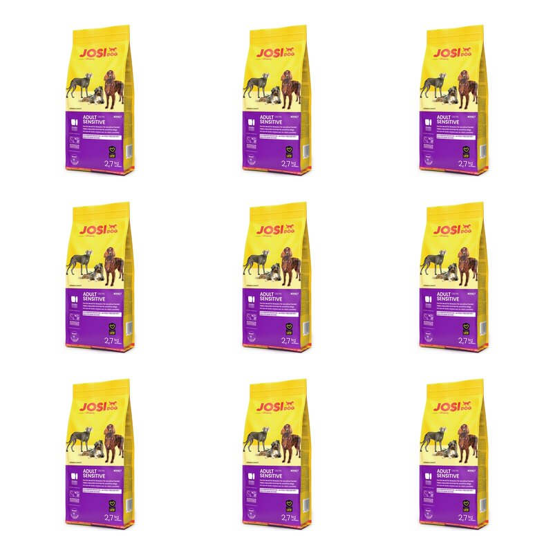 Karma dla psa JOSIDOG Adult Sensitive Drób 9 x 2.7 kg
