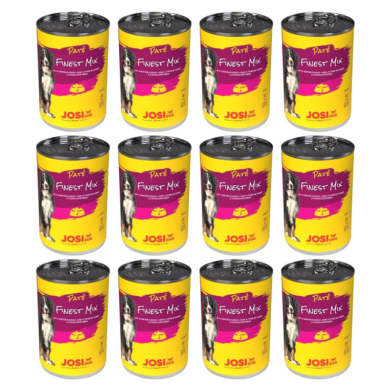 Karma dla psa JOSIDOG Paté Wykwintny mięsny mix 12 x 400 g