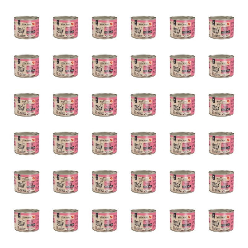 Karma dla kota WIEJSKA ZAGRODA Jagnięcina z krylem 36 x 200 g