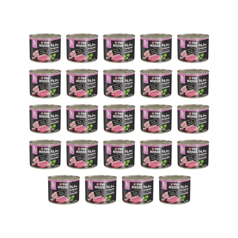 Karma dla kota PAN MIĘSKO Kurczak z cielęciną 24 x 200 g