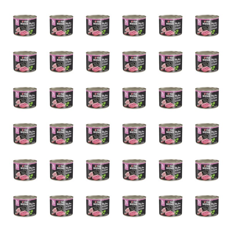 Karma dla kota PAN MIĘSKO Kurczak z cielęciną 36 x 200 g