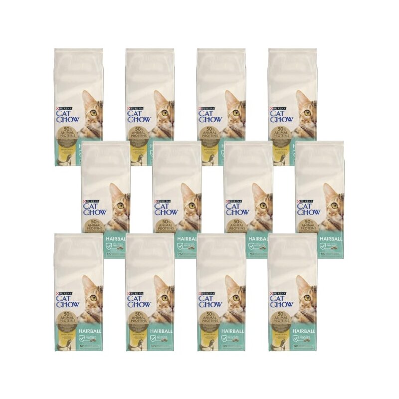 Karma dla kota CAT CHOW Hairball Control z kurczakiem 12 x 1.5 kg