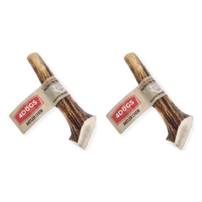 Gryzak dla psa 4DOGS Poroże jelenia Hard S (2 sztuki)