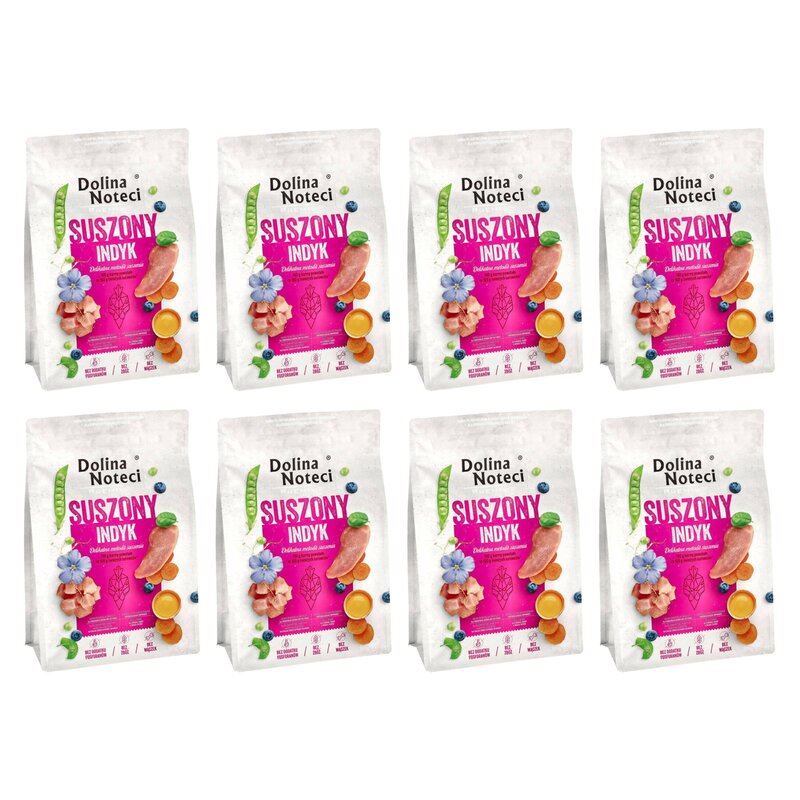 Karma dla psa suszona DOLINA NOTECI Premium z indyka 8 x 3 kg