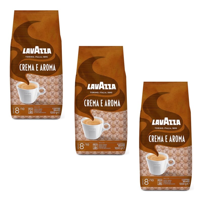 Kawa ziarnista LAVAZZA Crema e Aroma 3 x 1 kg