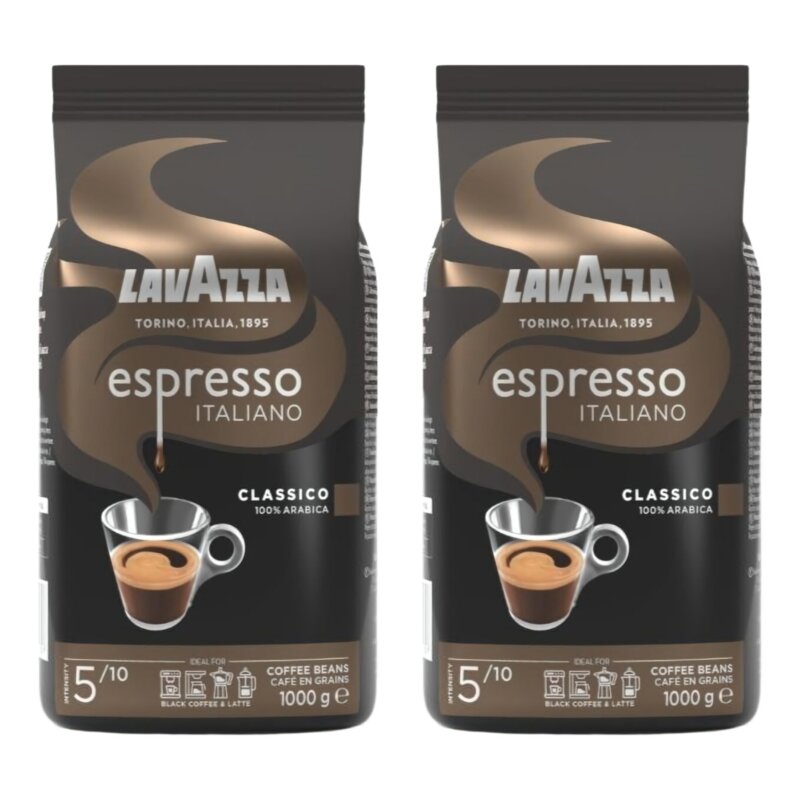 Kawa ziarnista LAVAZZA Espresso Classico 2 x 1 kg
