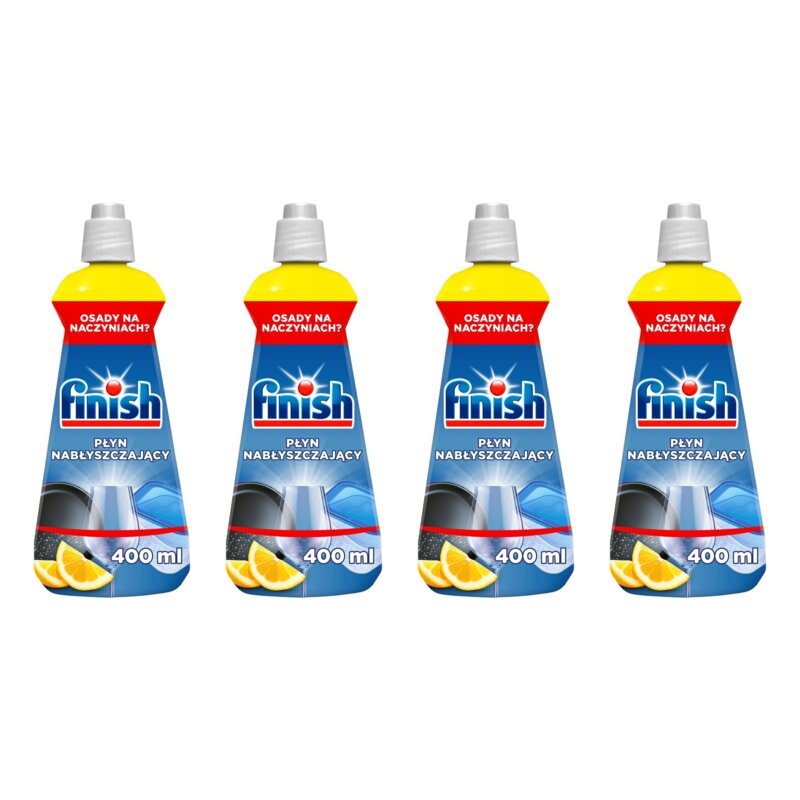 Nabłyszczacz do zmywarek FINISH Shine Protect Cytrynowy 4 x 400 ml