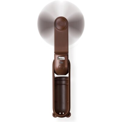 Wentylator JISULIFE Handheld Fan Life8 Plus Brązowy