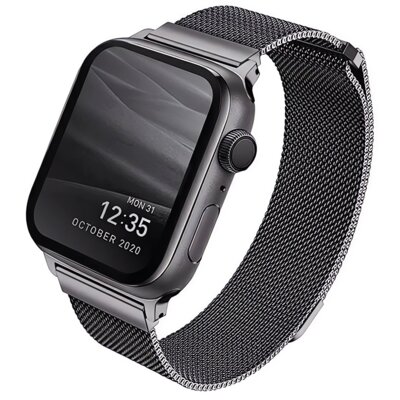 Pasek UNIQ Dante do Apple Watch do koperty 38/40/41mm Grafitowy