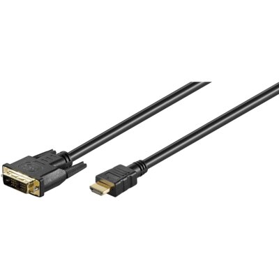 Kabel HDMI - DVI-D Dual Link QIXO 2 m
