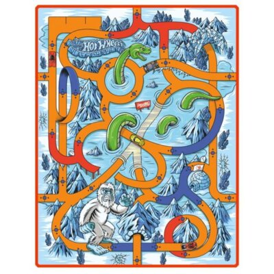 Mata do zabawy HOT WHEELS tor wyścigowy z samochodzikami 7809