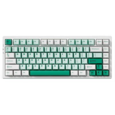 Klawiatura MCHOSE G75 Pro Matcha Latte V2 Switch Biało-zielony
