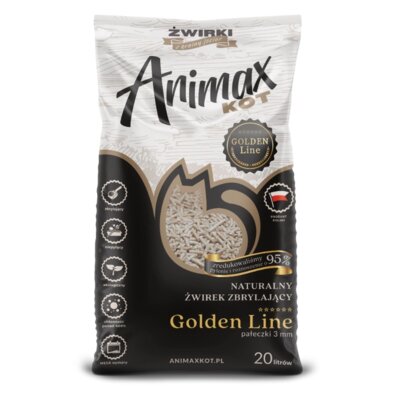 Żwirek dla kota ANIMAX Kot Golden Line 20 L