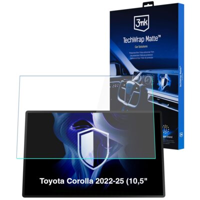 Folia ochronna 3MK TechWrap Matte Center Display do Toyota Corolla 10.5" 2022-2025