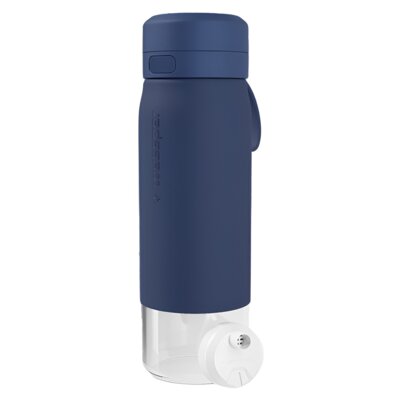 Butelka filtrująca WESSPER B2 Glass Actitex 700 ml Niebieski