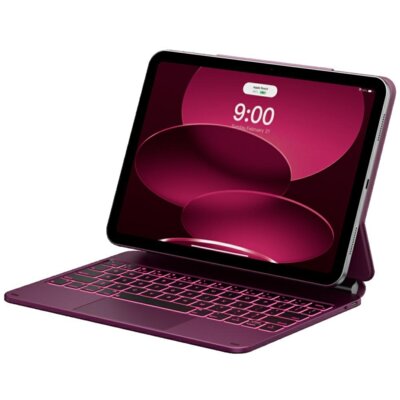 Etui na iPad TYPECASE Edge Malinowy Klawiatura