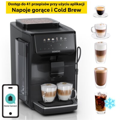 Ekspres SIEMENS EQ.500 TP551E09 iAroma (Cold Brew dostępne z aplikacji mobilnej)