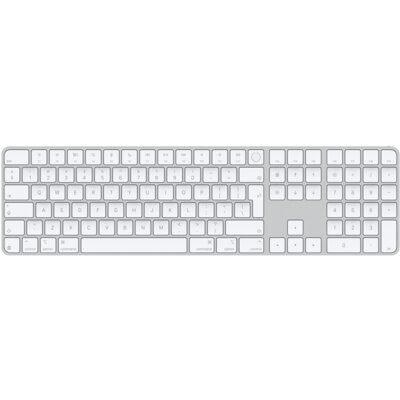 Klawiatura APPLE Magic Keyboard z Touch ID, Numpad (US Int.) Biały