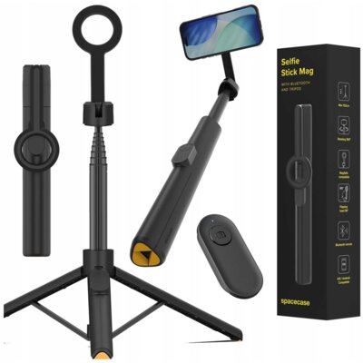 Uchwyt Selfie SPACECASE Mag ST13-B Czarny