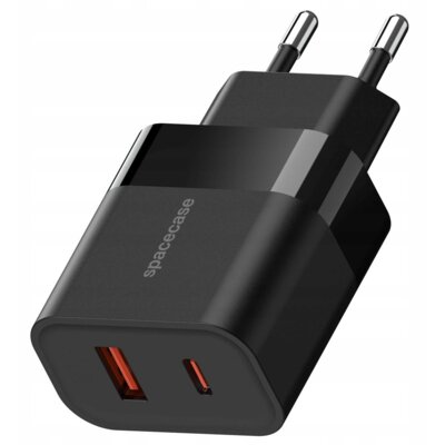 Ładowarka sieciowa SPACECASE SC001B 20W Czarny