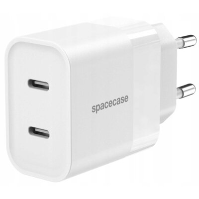 Ładowarka sieciowa SPACECASE SC011W 20W Biały