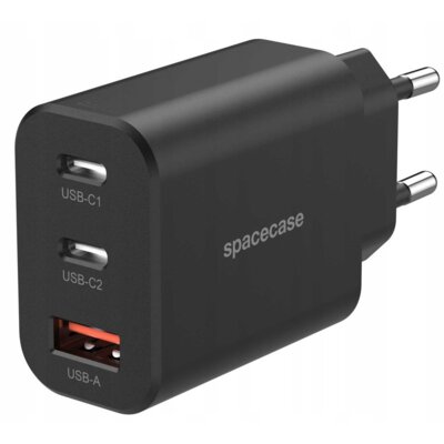 Ładowarka sieciowa SPACECASE SC003B 30W Czarny