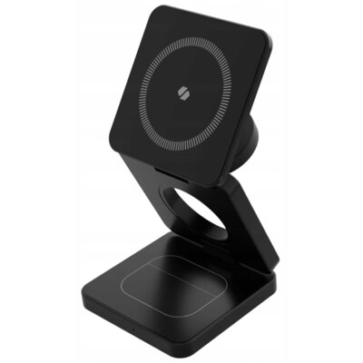 Ładowarka indukcyjna SPACECASE WM4B 3w1 15W Czarny