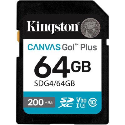 Karta pamięci KINGSTON Canvas Go! Plus SDXC 64GB
