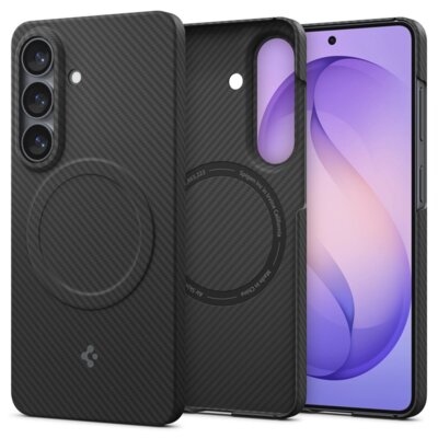 Etui SPIGEN Airskin Aramid Mag MagSafe do Samsung Galaxy S26 Czarny