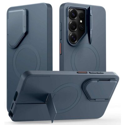 Etui TECH-PROTECT Kevlar Aura MagSafe do Samsung Galaxy S26 Ultra Niebieski