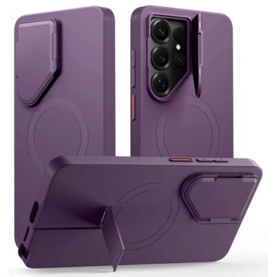 Etui TECH-PROTECT Kevlar Aura MagSafe do Samsung Galaxy S26 Ultra Fioletowy