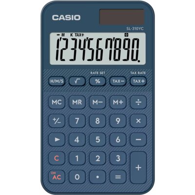 Kalkulator CASIO SL-310YC-NY Zasilanie bateryjno-słoneczne, Niezależna pamięć