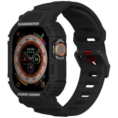 Etui SKINARMA Mecha 2in1 do Apple Watch Ultra 1/2/3 (49 mm) Czarny
