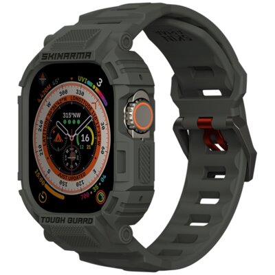 Etui SKINARMA Mecha 2in1 do Apple Watch Ultra 1/2/3 (49 mm) Oliwkowy