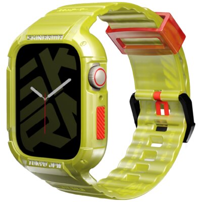 Etui SKINARMA Saido 2in1 do Apple Watch 4/5/6/7/8/9/SE/SE 2/SE 3 (44/45 mm) Żółty