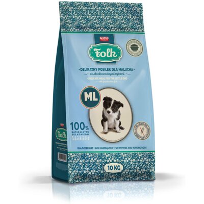 Karma dla psa FOLK Junior M/L Delikatny posiłek dla malucha ze słodkowodnymi rybami 10 kg