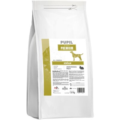 Karma dla psa PUPIL PREMIUM All Breeds Mono Bogata w królika 1.6 kg