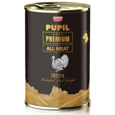 Karma dla psa PUPIL PREMIUM All Meat Gold Indyk 400 g