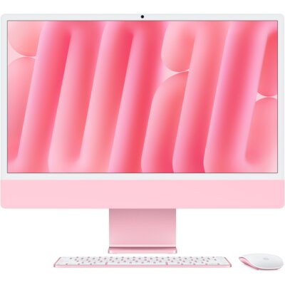 Komputer All in One APPLE iMac 2024 23.5" Retina M4 (10 rdzeni) 24GB RAM 512GB SSD macOS Różowy
