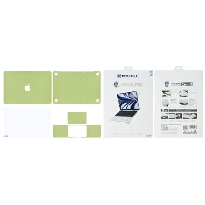 Zestaw ochronny MOCOLL 5w1 do Apple MacBook Neo 13 Cytrusowożółty